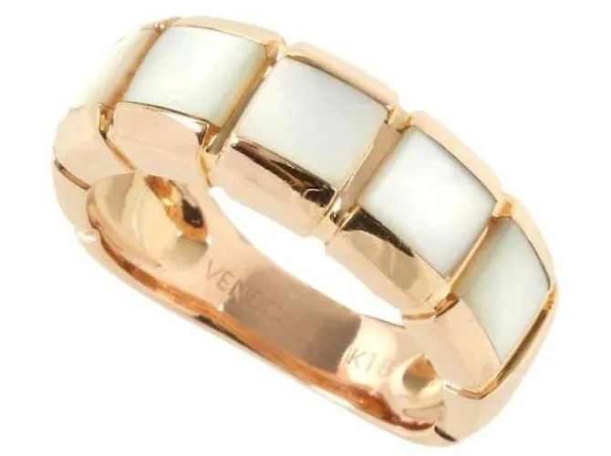 OTRAS JOYAS & OTHER STORIES ANILLO SHELL VENDOME AOYAMA (TAMAñO 11.5) EN ORO ROSA K18 PARA MUJERES  USADO EN EXCELENTE ESTA
