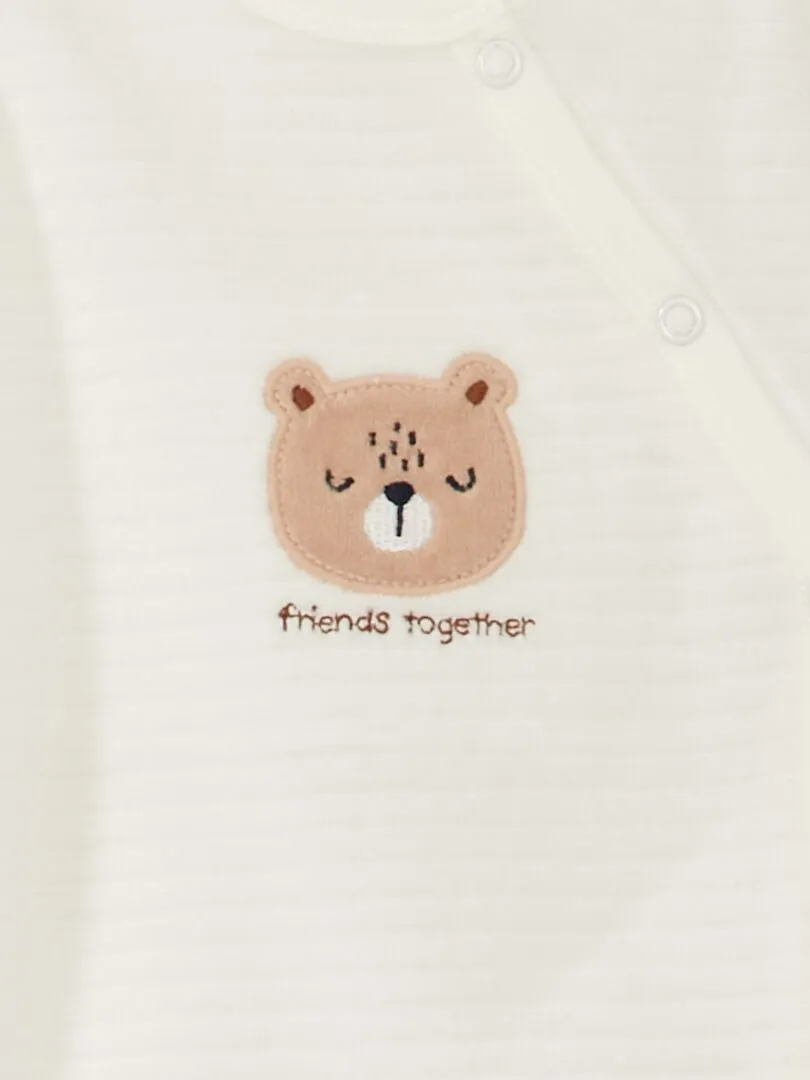 PACK DE 2 PIJAMAS DE TERCIOPELO  2 PIEZAS  MARRON