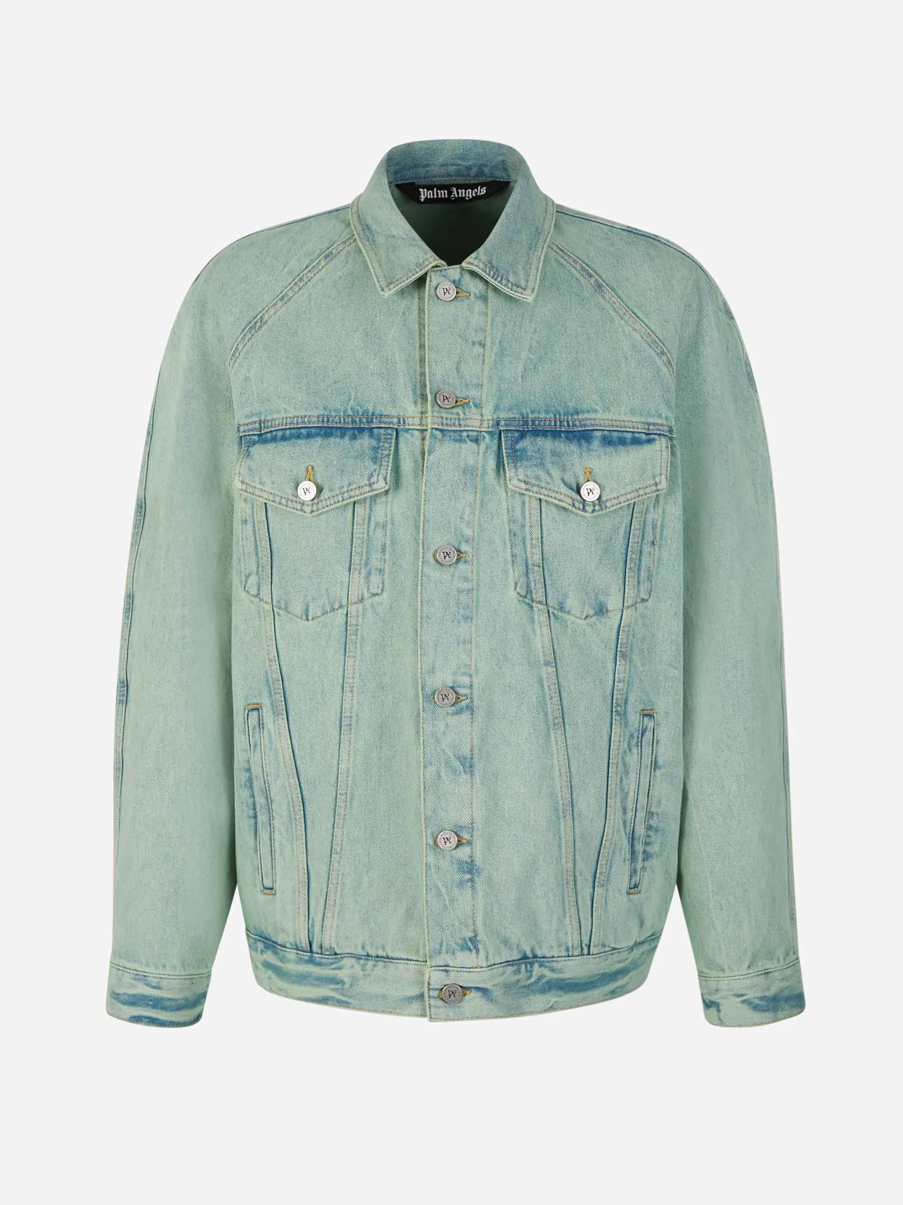 Palm Angels Cazadora Denim Logo