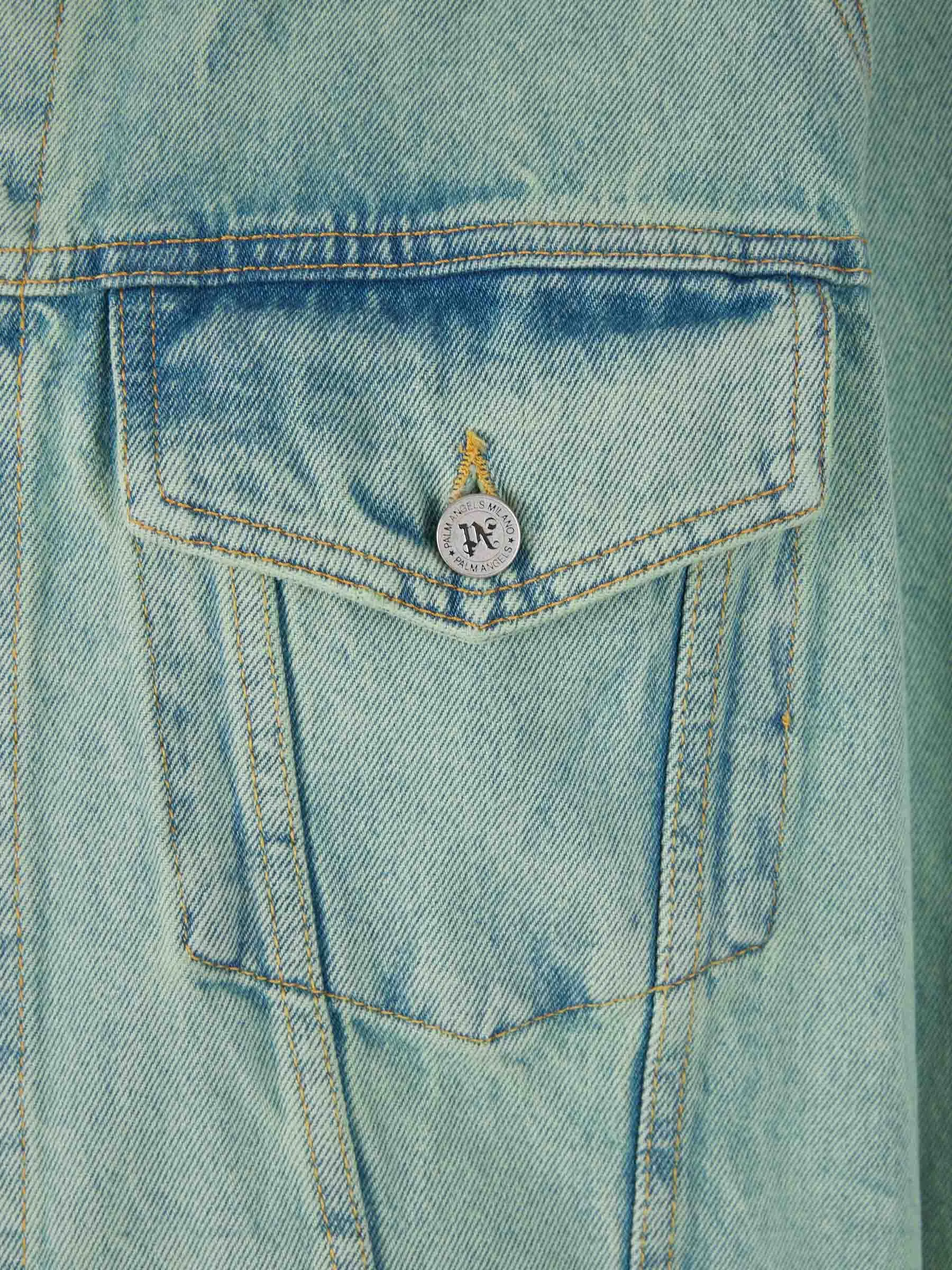 Palm Angels Cazadora Denim Logo