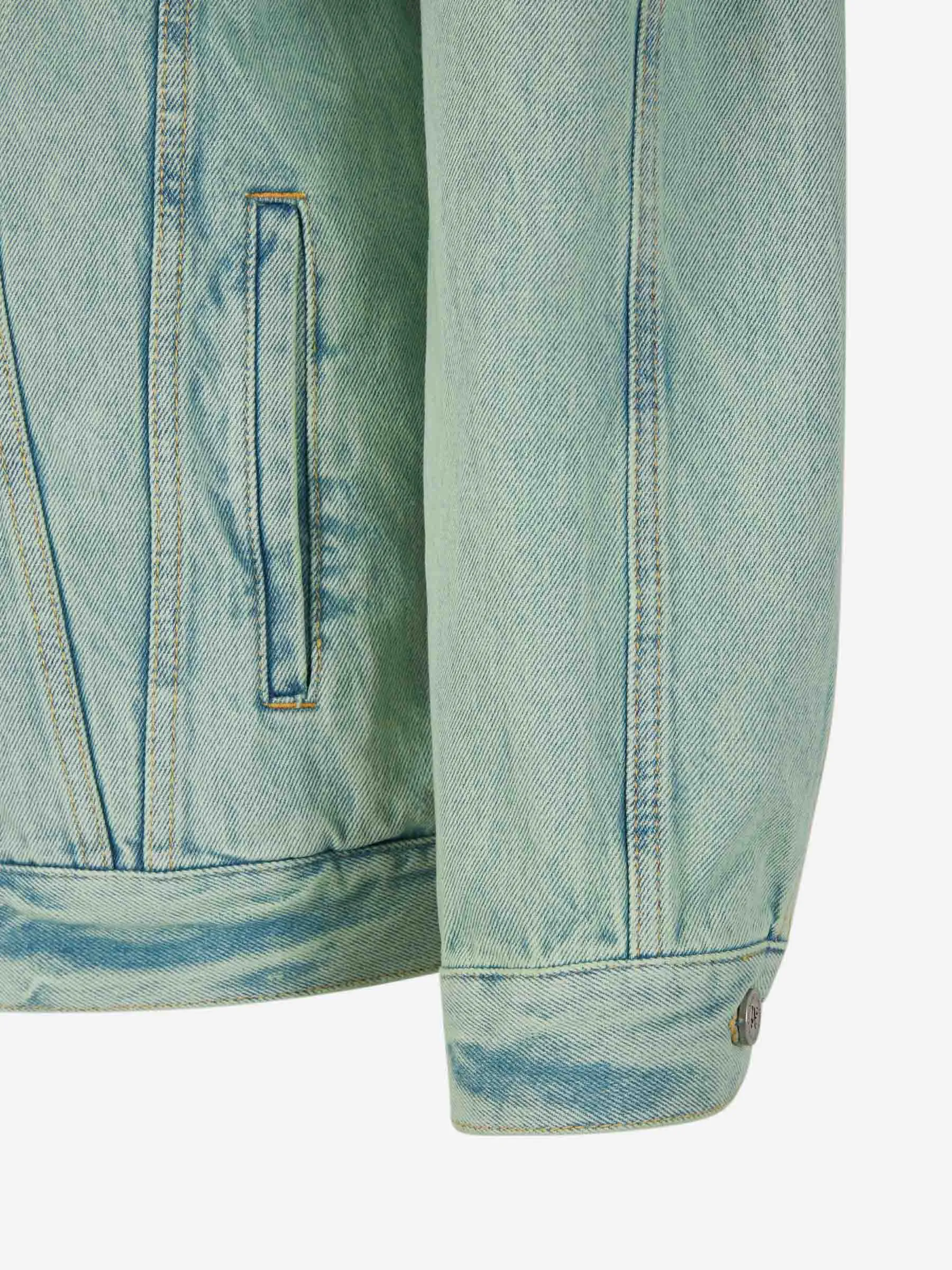 Palm Angels Cazadora Denim Logo
