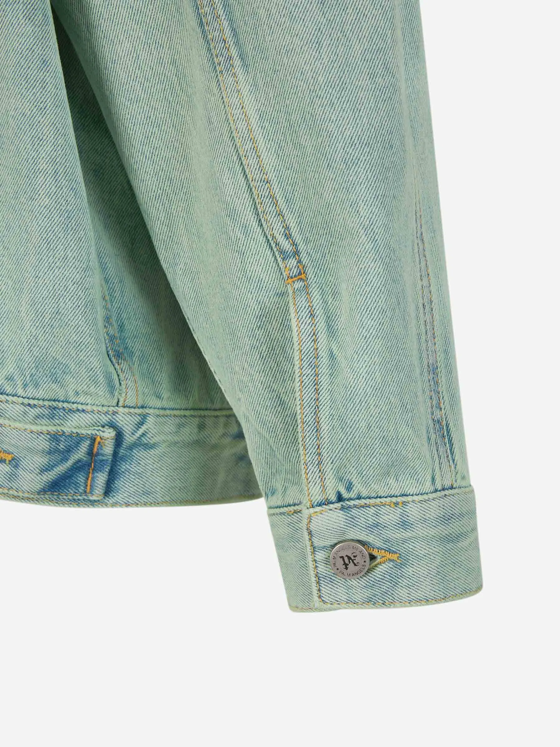 Palm Angels Cazadora Denim Logo