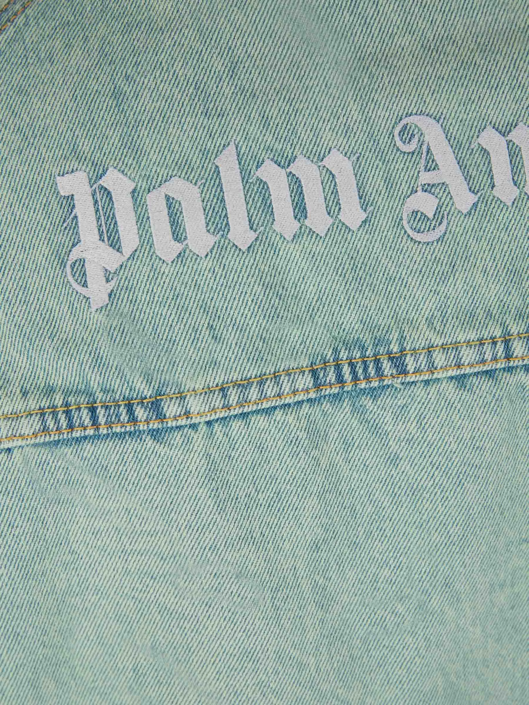Palm Angels Cazadora Denim Logo