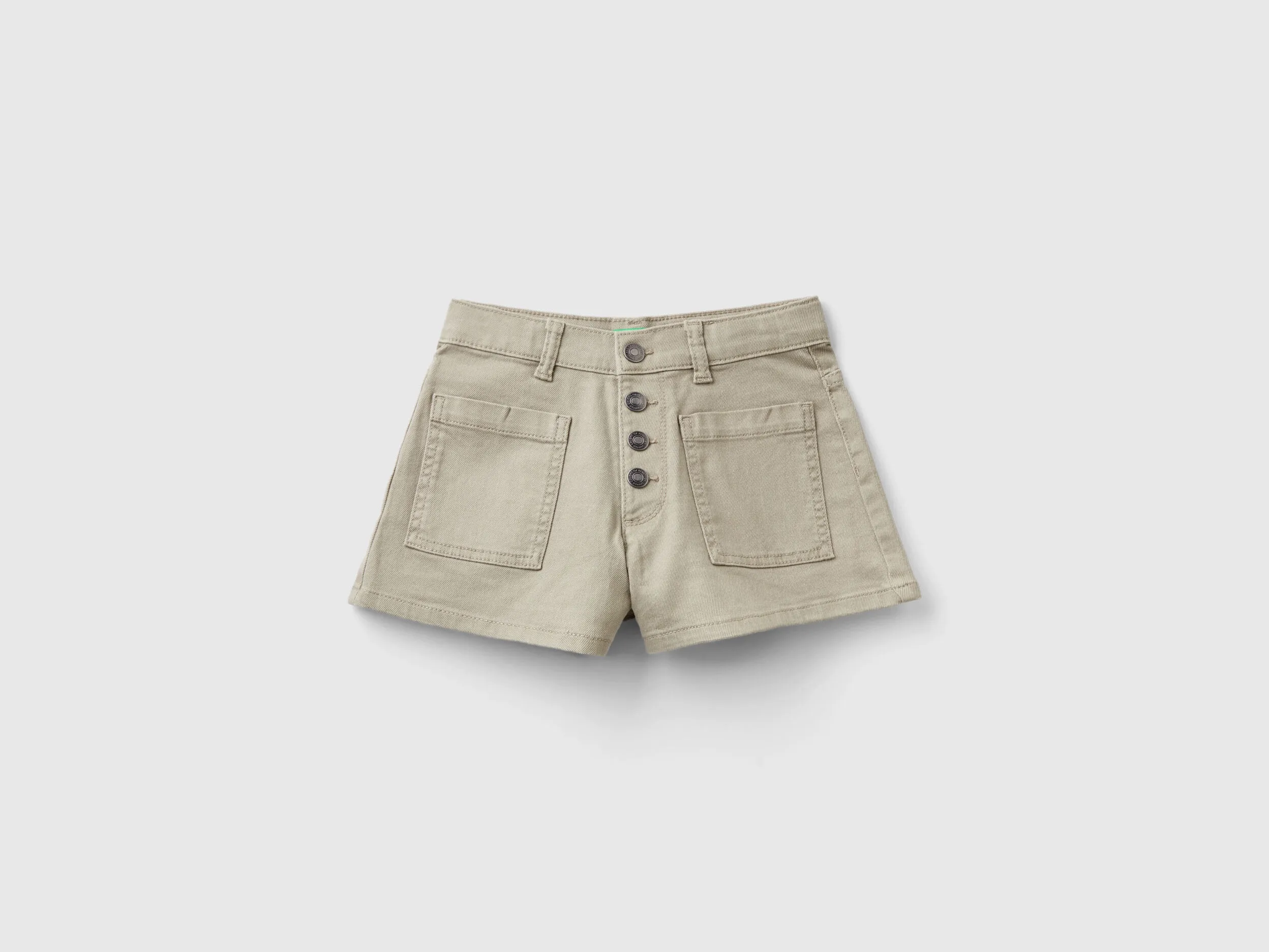Pantalón corto de algodón elástico