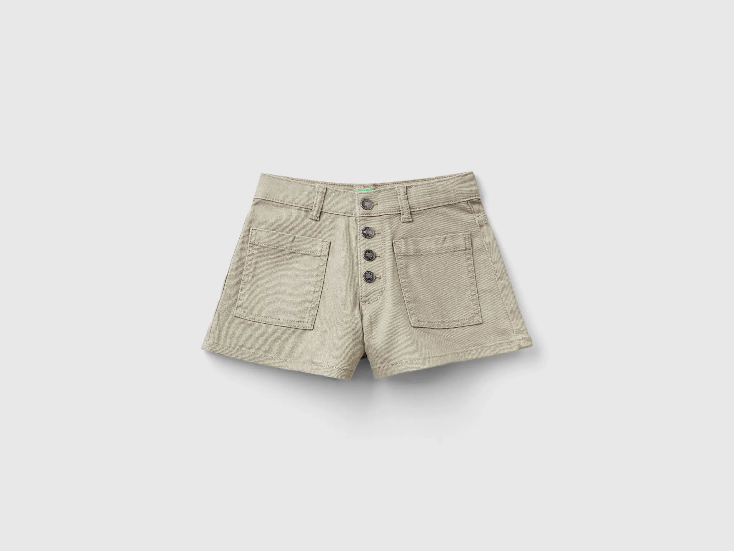 Pantalón corto de algodón elástico