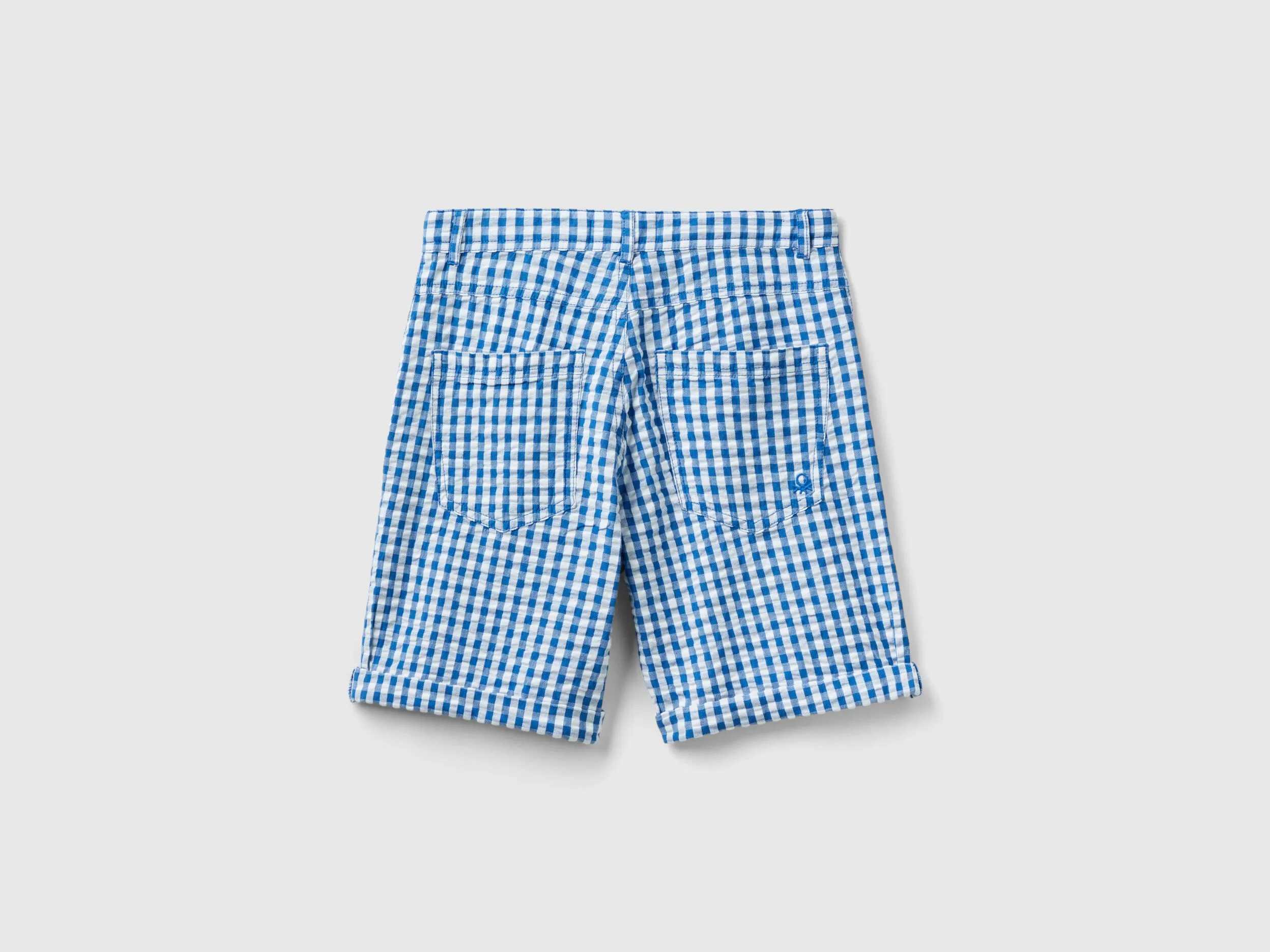 Pantalón corto de cuadros