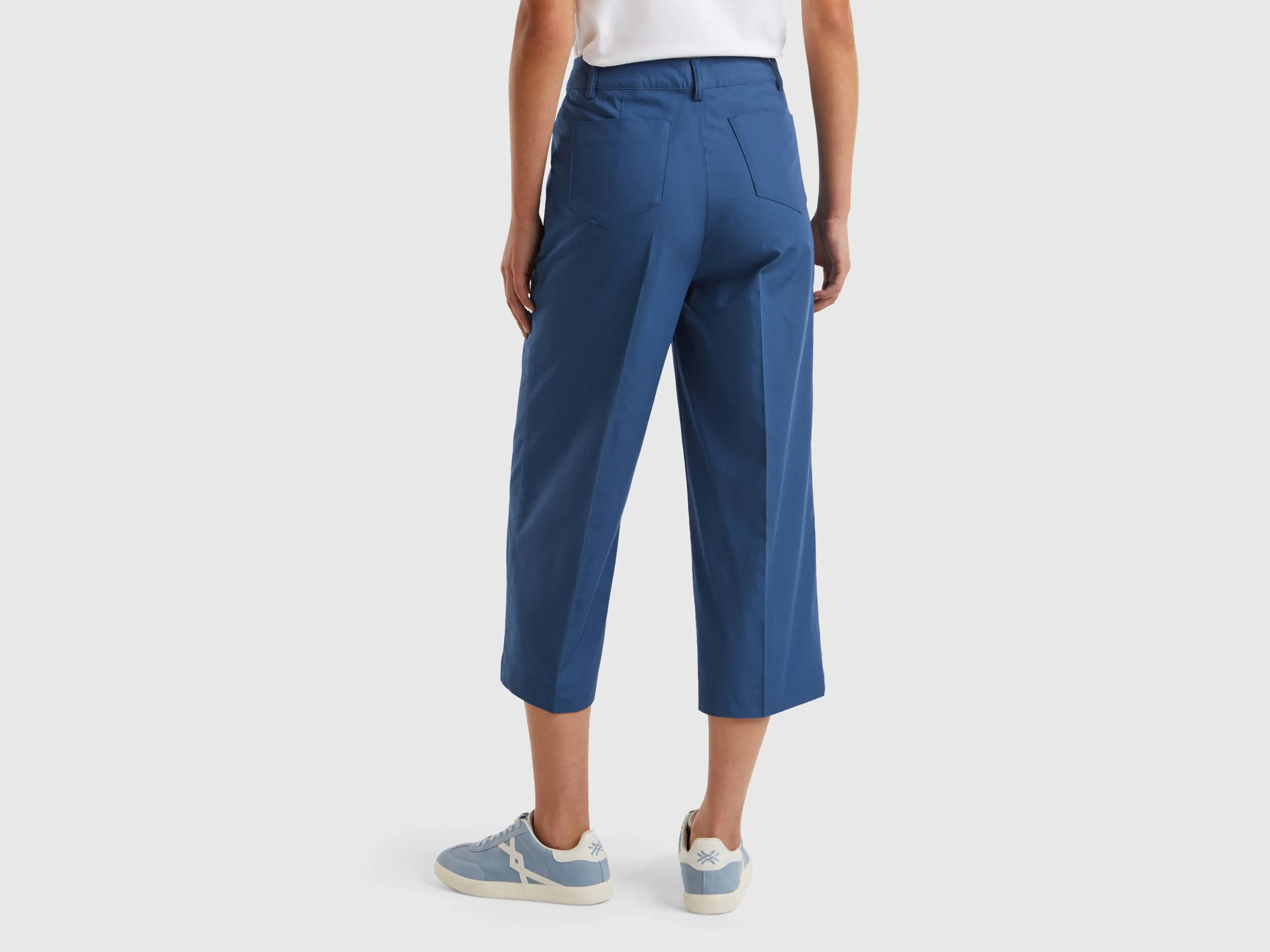 Pantalón cropped de 100 % algodón