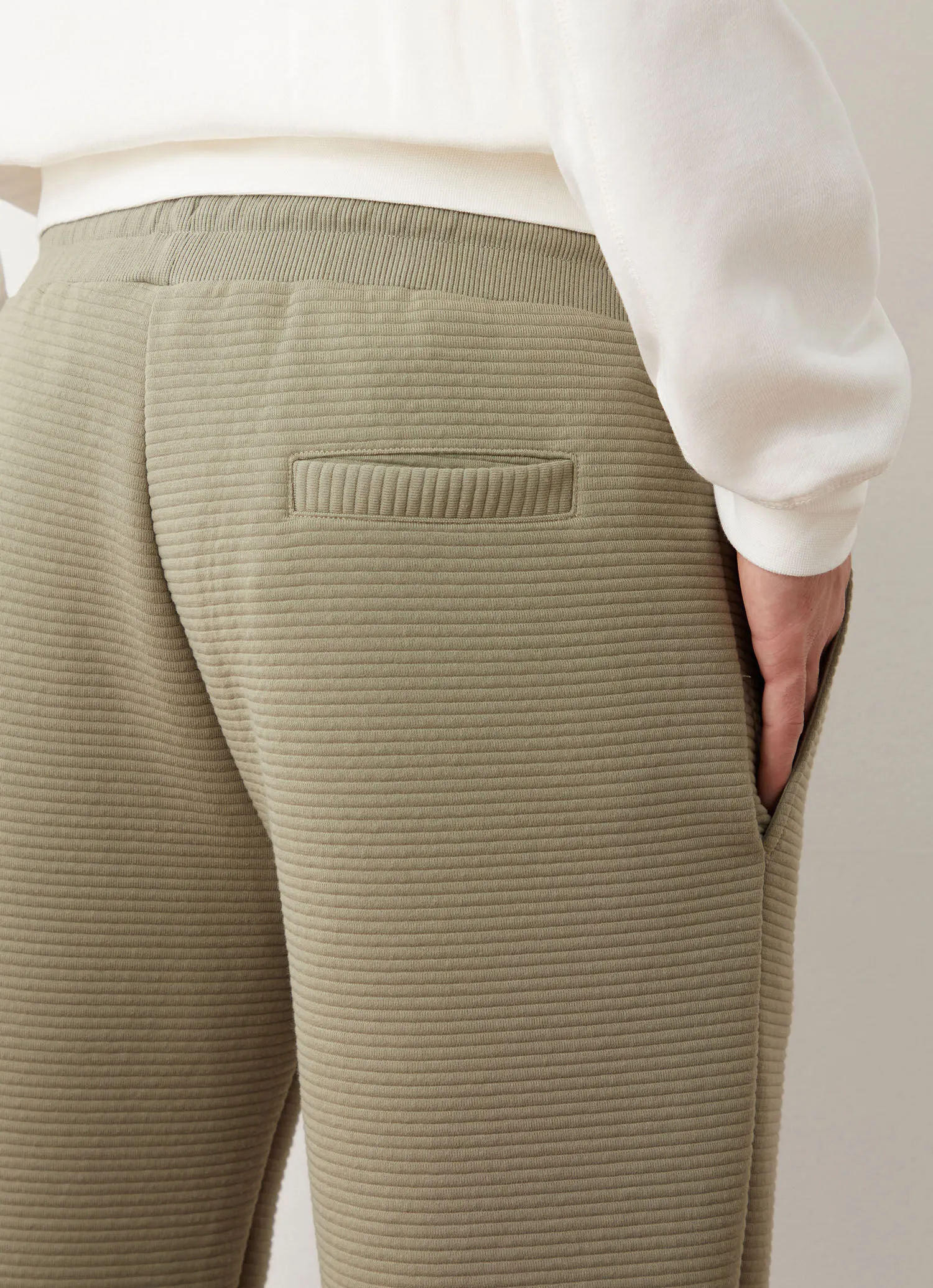 Pantalón de felpa otomán milrayas