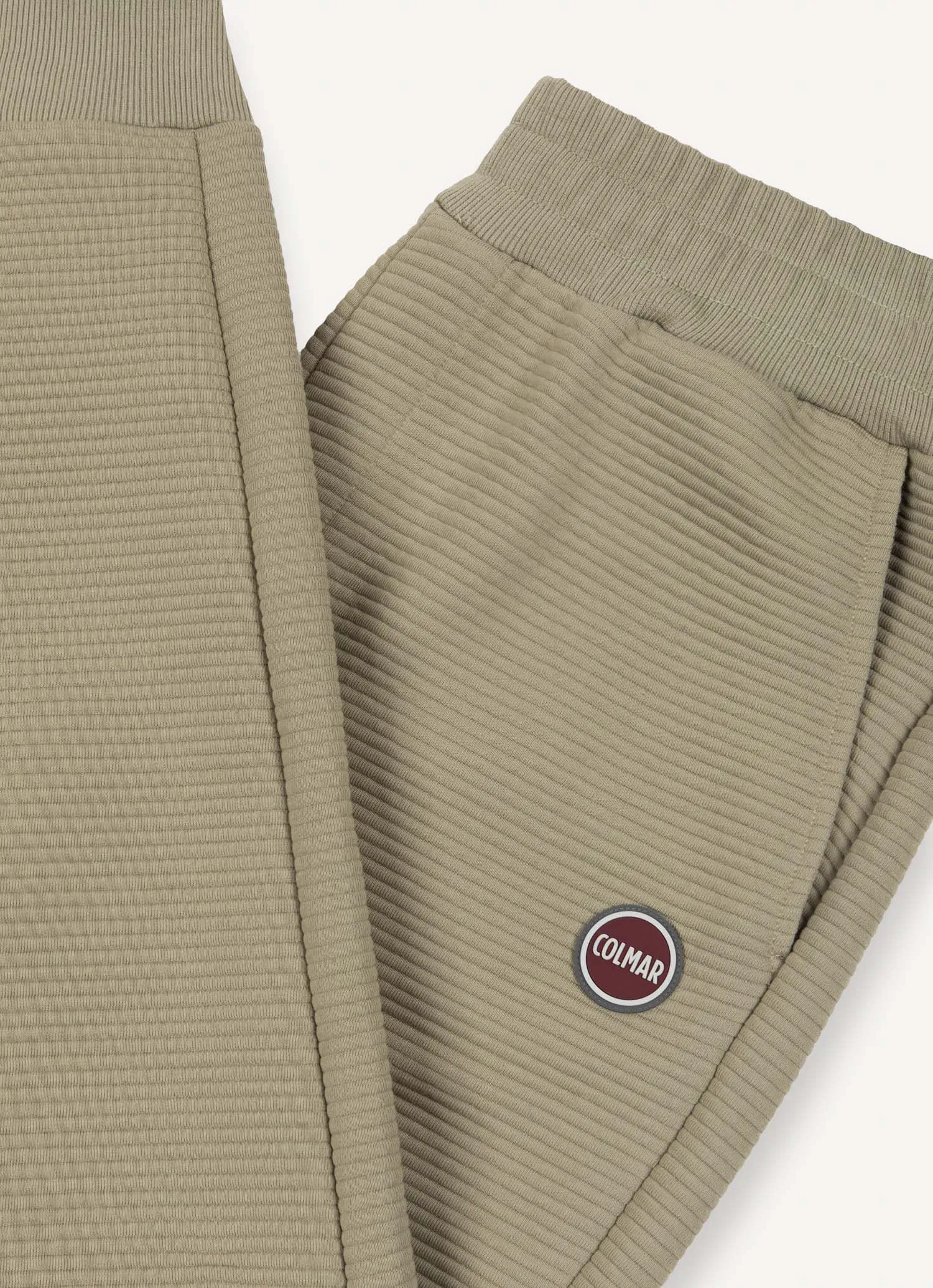 Pantalón de felpa otomán milrayas