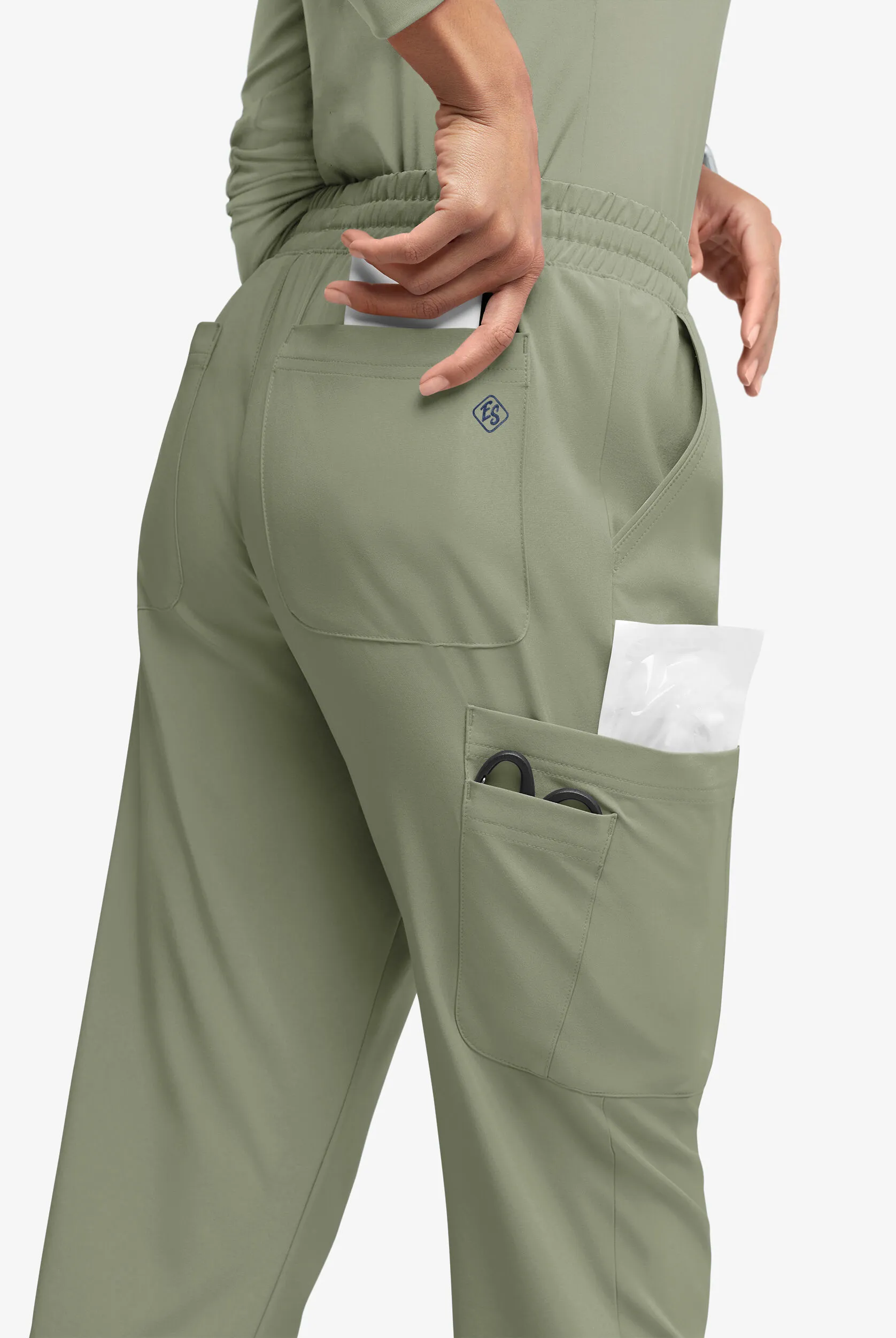 Pantalón médico Easy STRETCH Naya con piernas rectas y 6 bolsillos para mujer