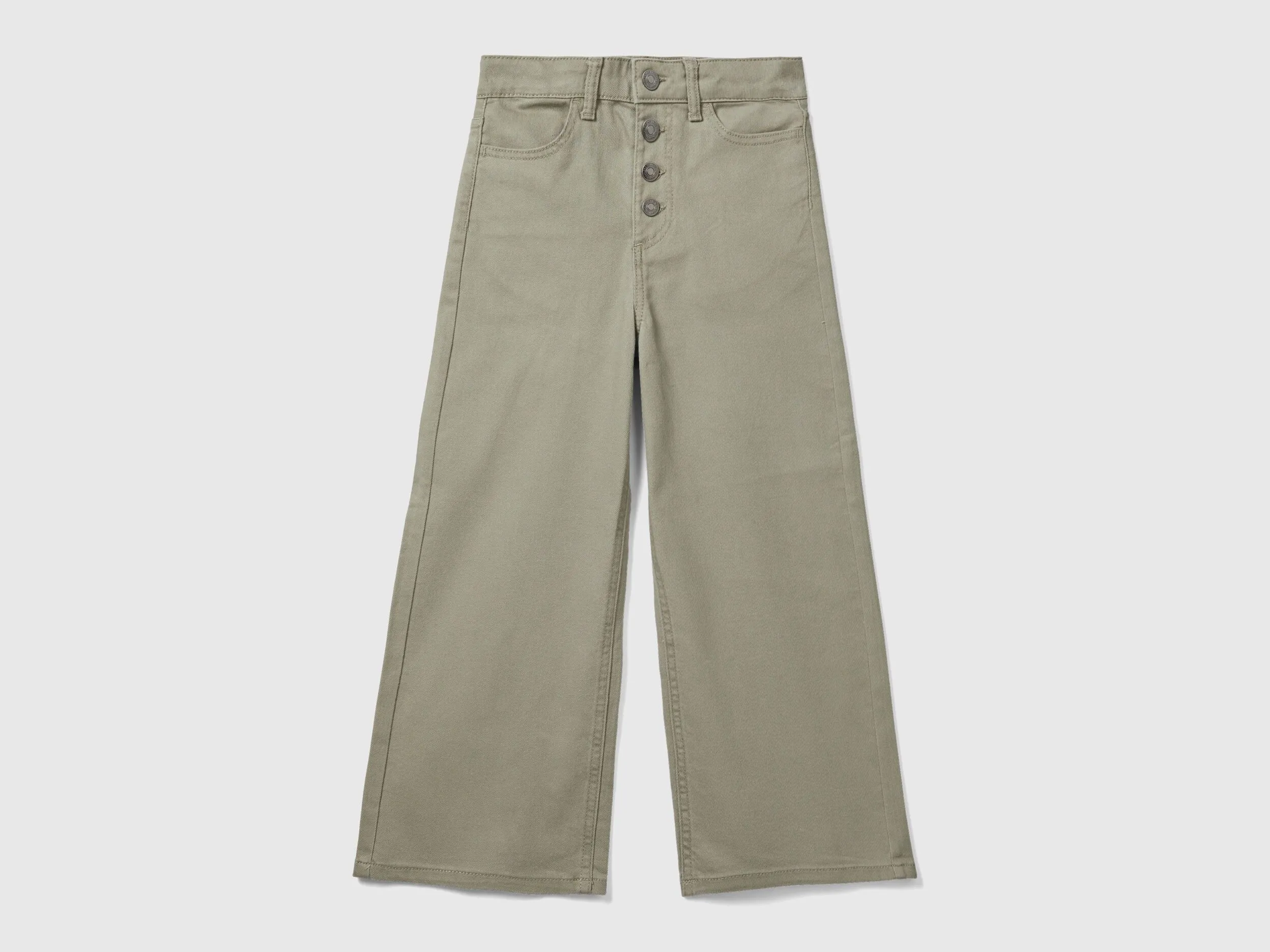 Pantalón wide fit de talle alto