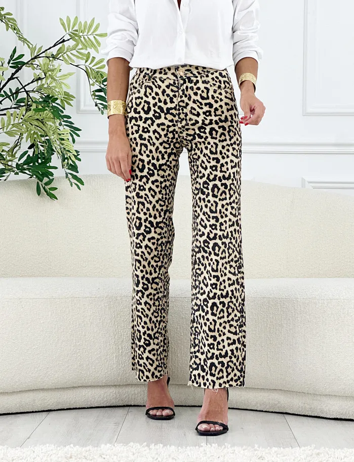Pantalon savage wide leg