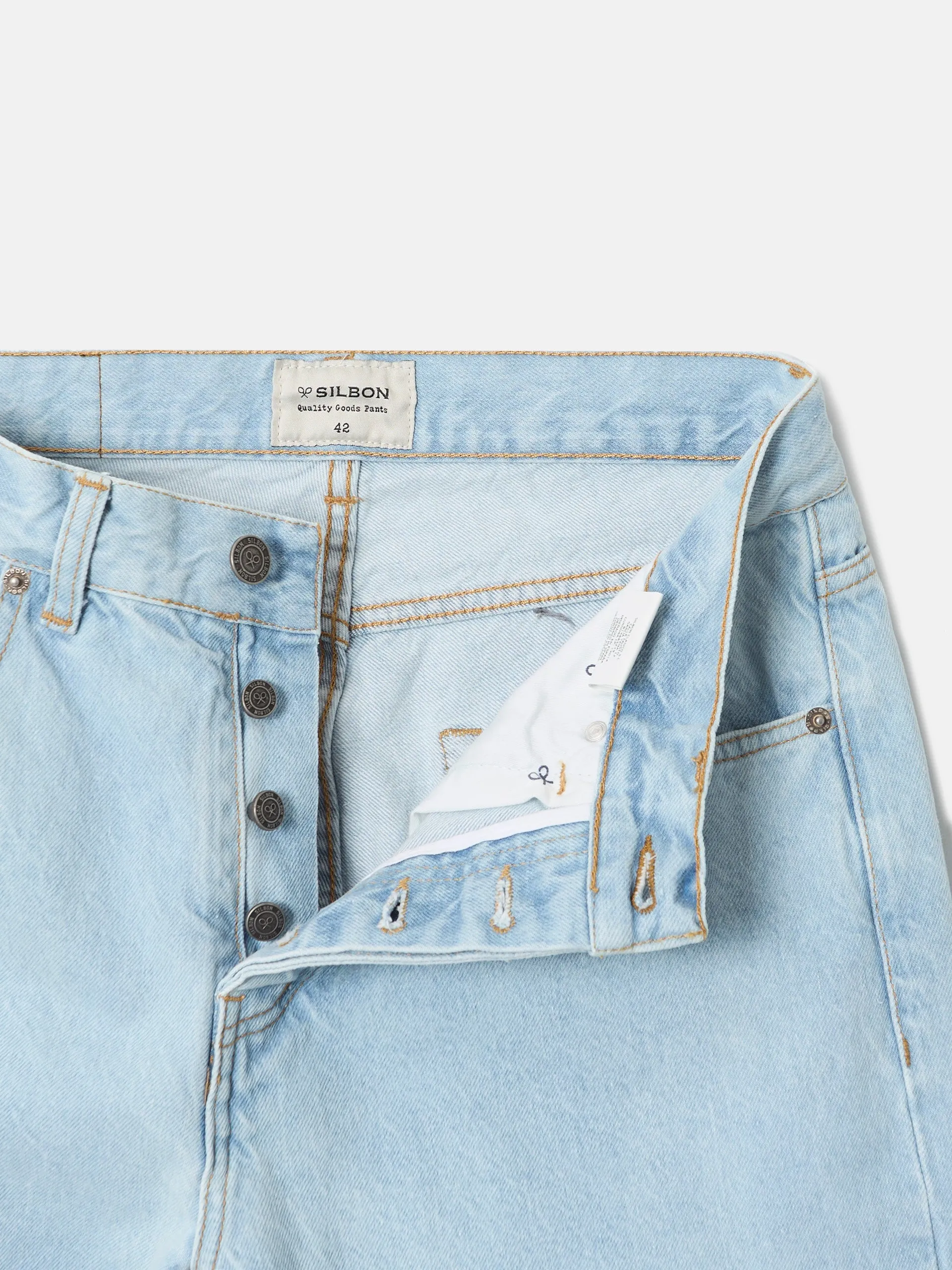 Pantalon sport denim cropped azul