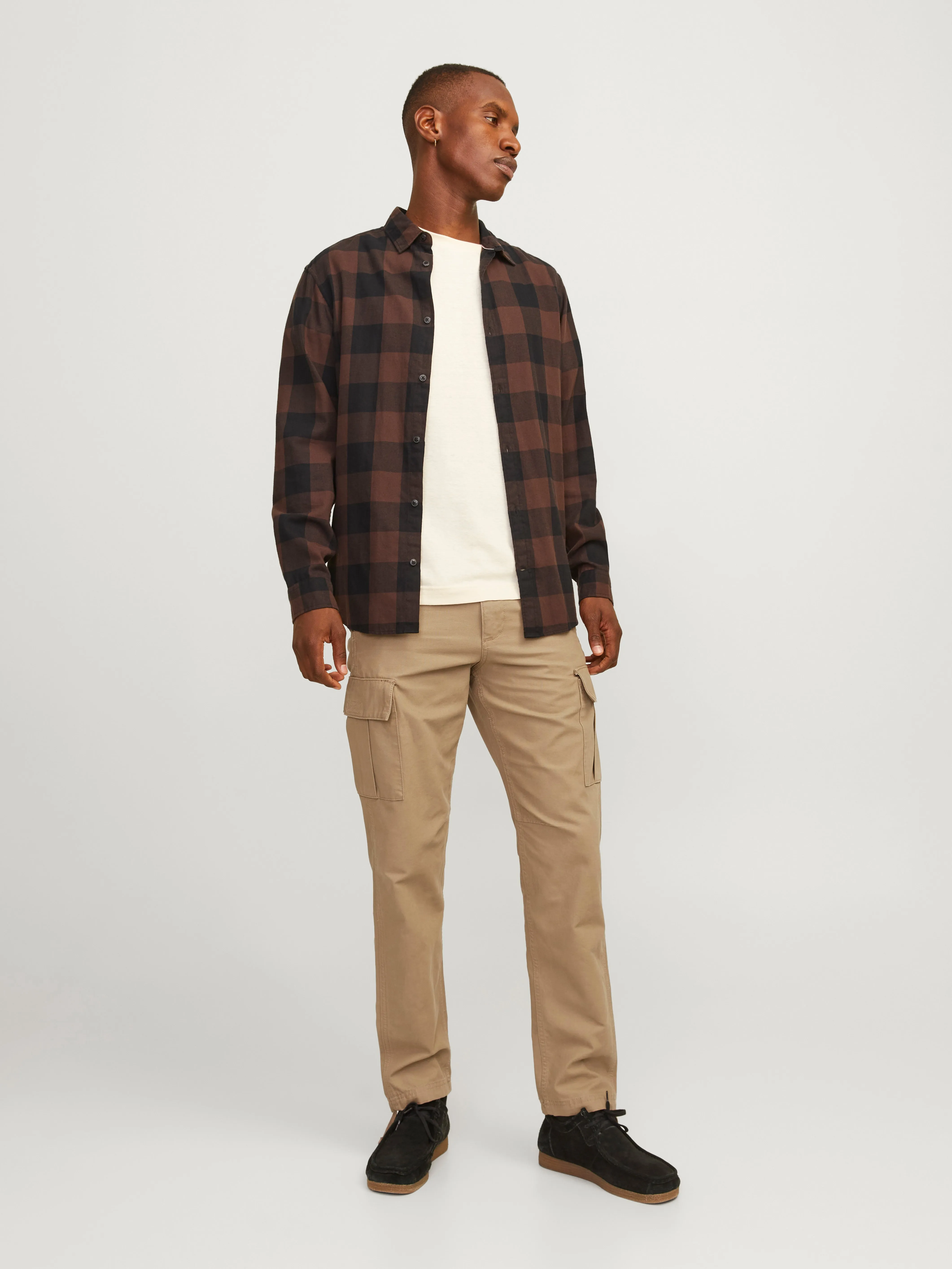 Pantalones cargo Corte loose | Marrón claro | Jack & Jones®