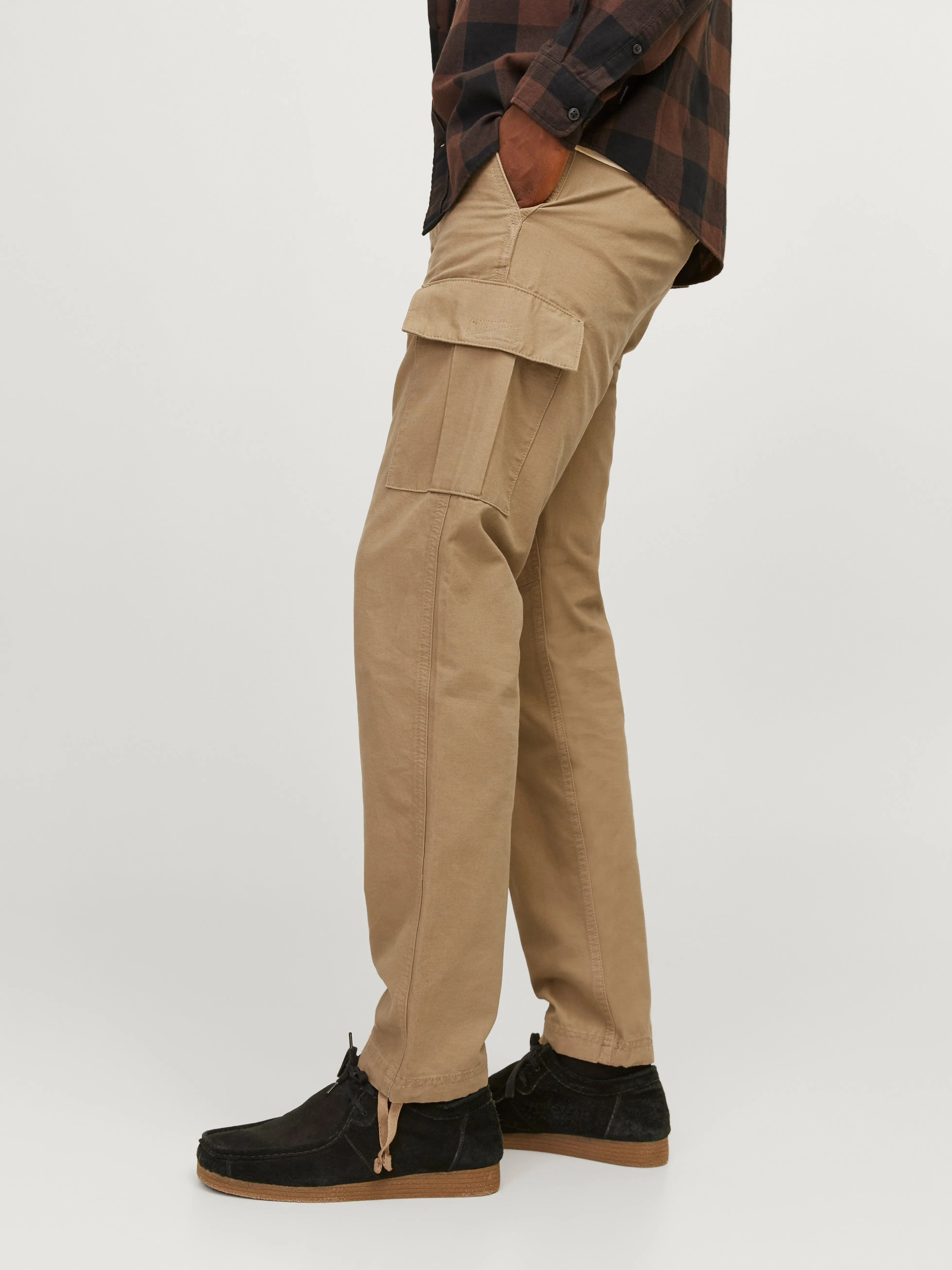Pantalones cargo Corte loose | Marrón claro | Jack & Jones®
