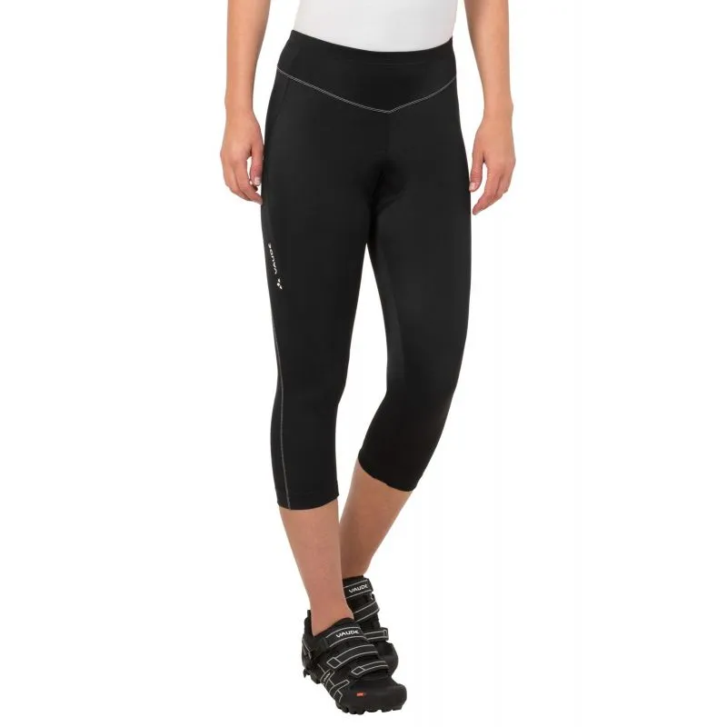 Pantalones cortos de ciclismo para mujer Vaude Active 3/4 (Negro)