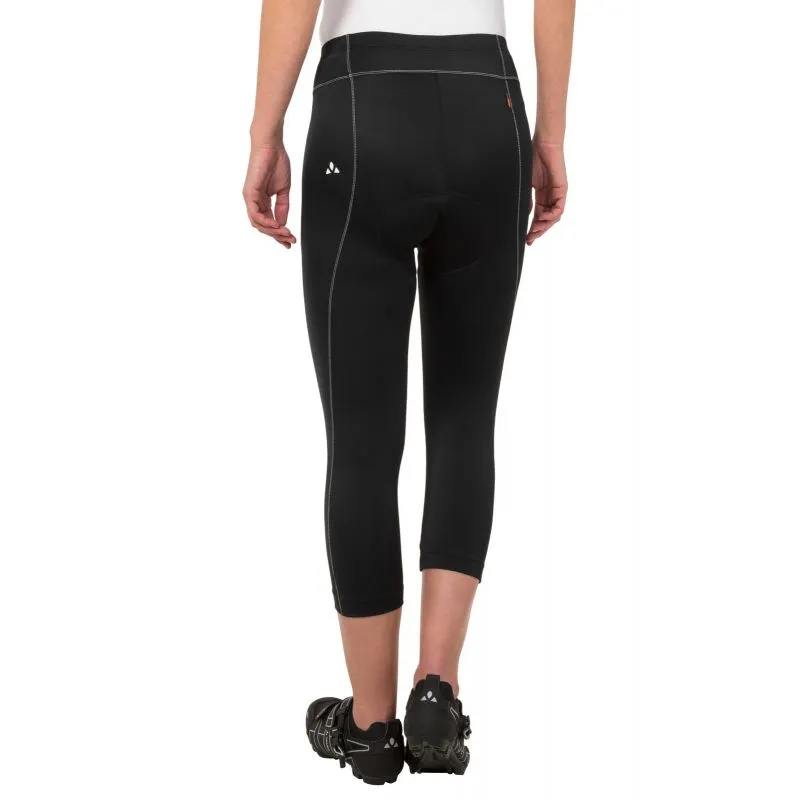 Pantalones cortos de ciclismo para mujer Vaude Active 3/4 (Negro)