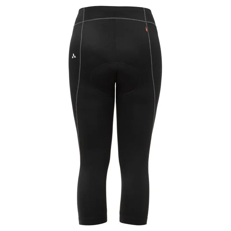 Pantalones cortos de ciclismo para mujer Vaude Active 3/4 (Negro)