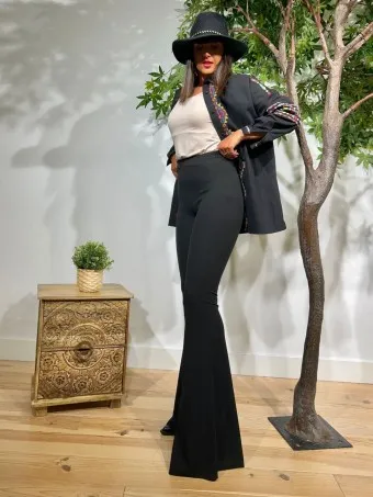 Pantalón Campana HARLO Negro