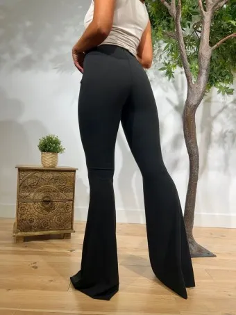 Pantalón Campana HARLO Negro