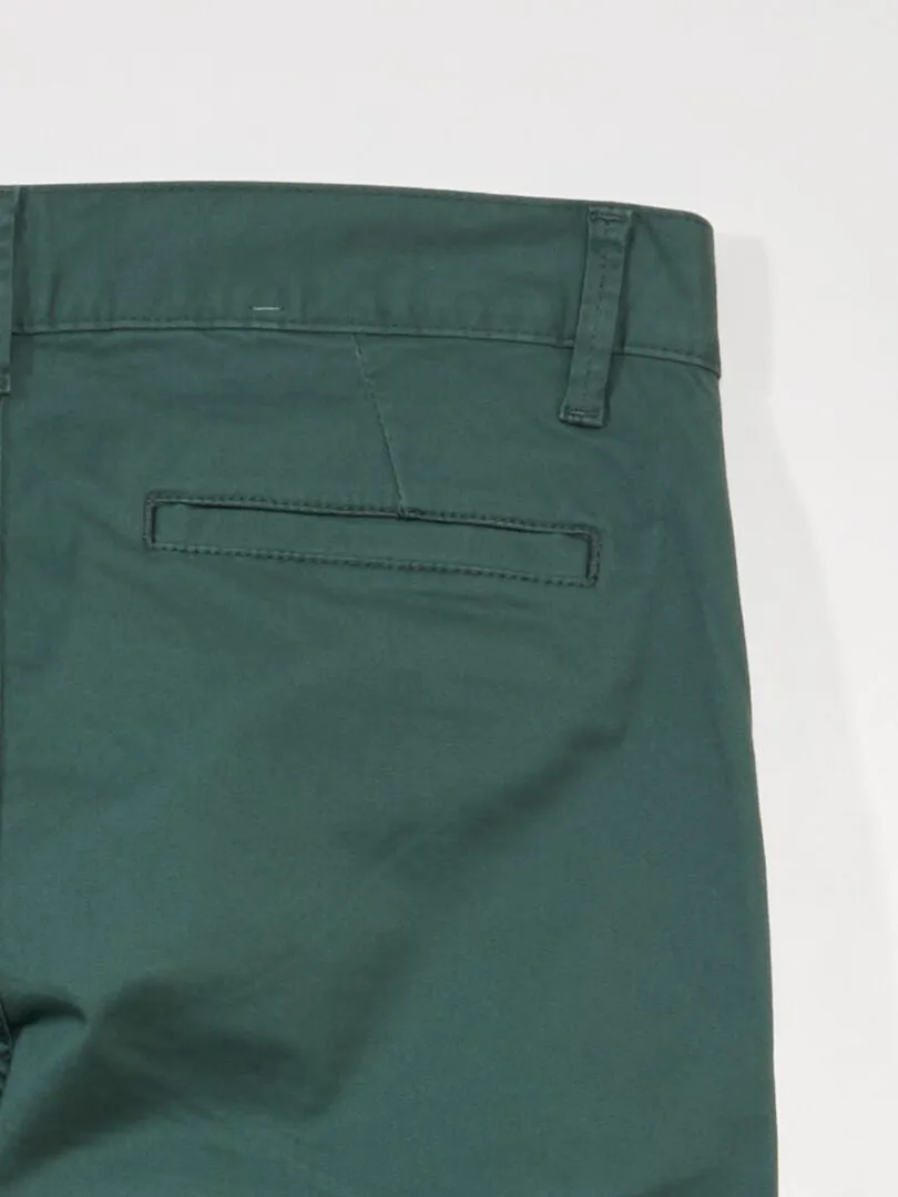 PANTALóN CHINO SLIM  VERDE