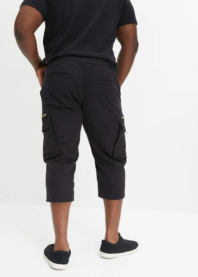 Pantalón con cinturilla elástica Café con leche