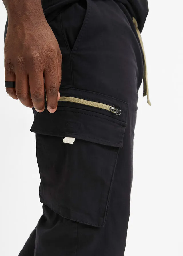 Pantalón con cinturilla elástica Café con leche