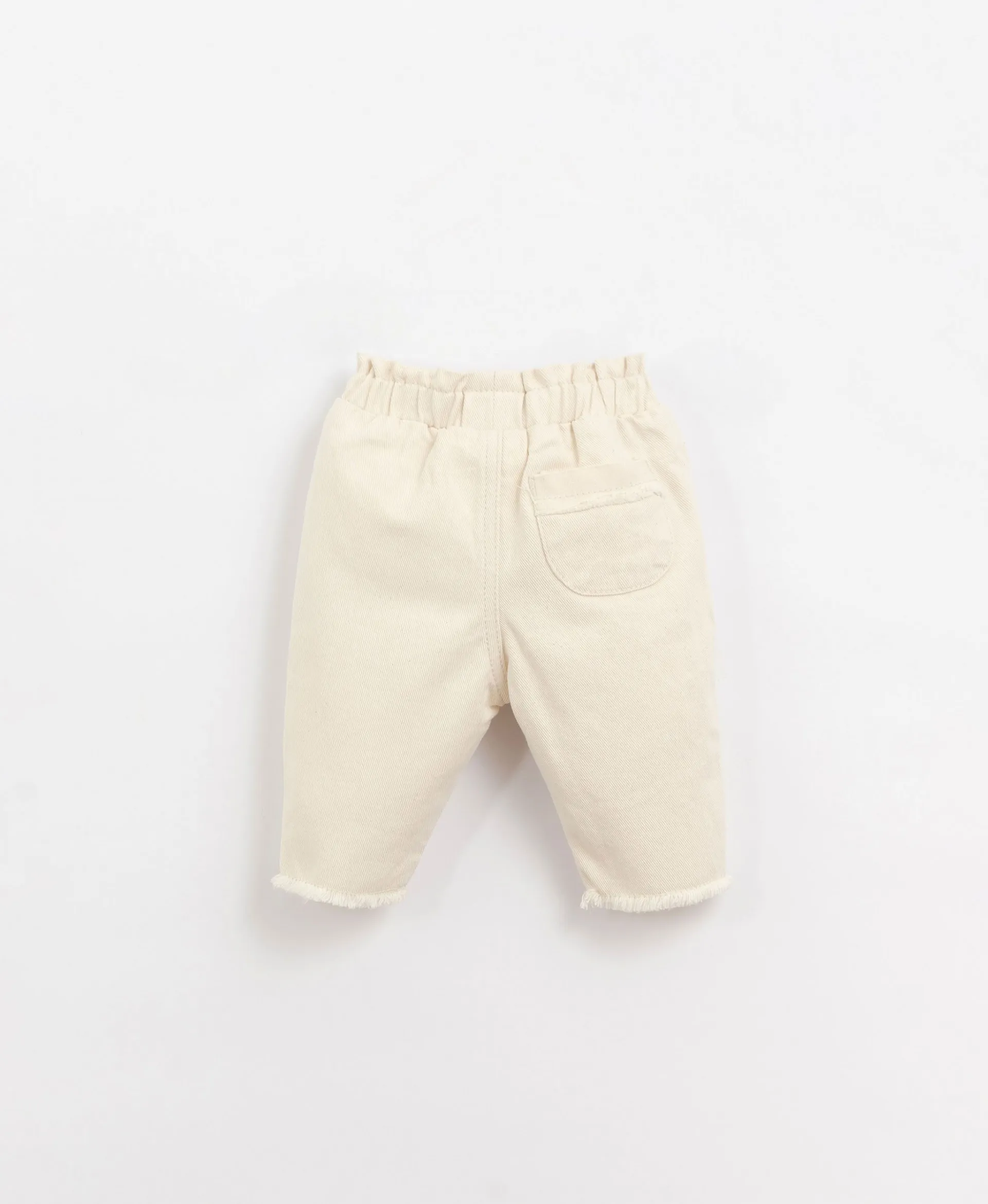 Pantalón de sarga con detalle deshilachado | Organic Care