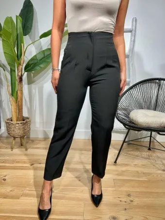 Pantalón Pinzas GAUTIER Negro