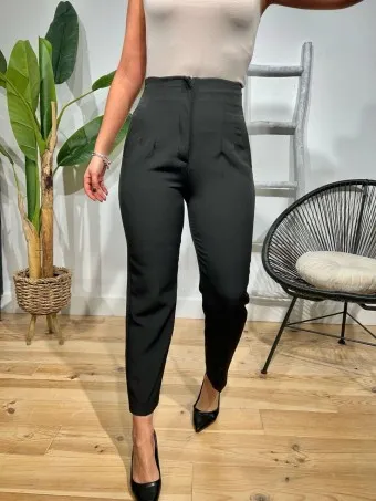 Pantalón Pinzas GAUTIER Negro