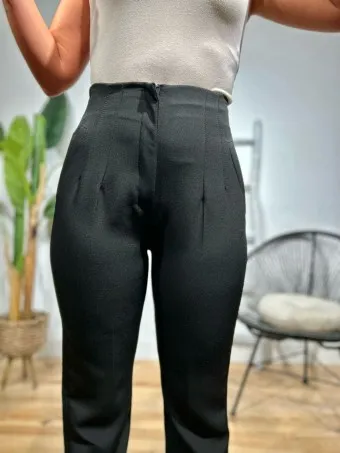 Pantalón Pinzas GAUTIER Negro