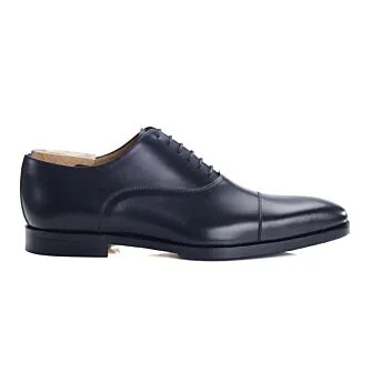 PATINA BLACK OXFORD SHOES  LEATHER OUTSOLE & RUBBER PAD  SPEZIA II PATIN