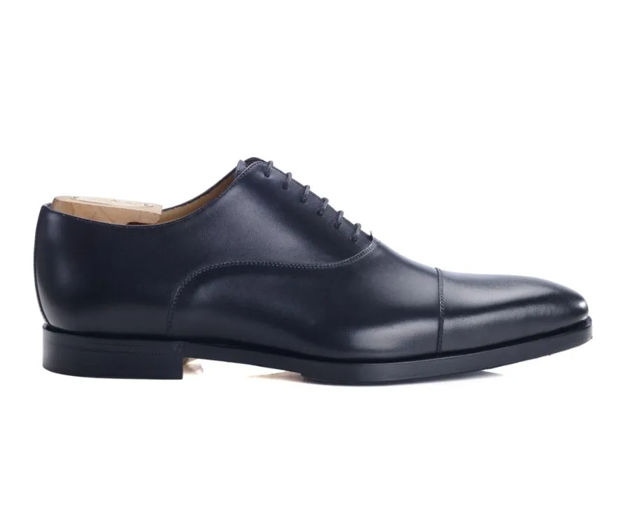 PATINA BLACK OXFORD SHOES  LEATHER OUTSOLE & RUBBER PAD  SPEZIA II PATIN