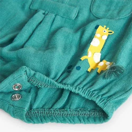 Pelele de tejido fantasía de bebé Boboli 138079 OPALO CORDONETS