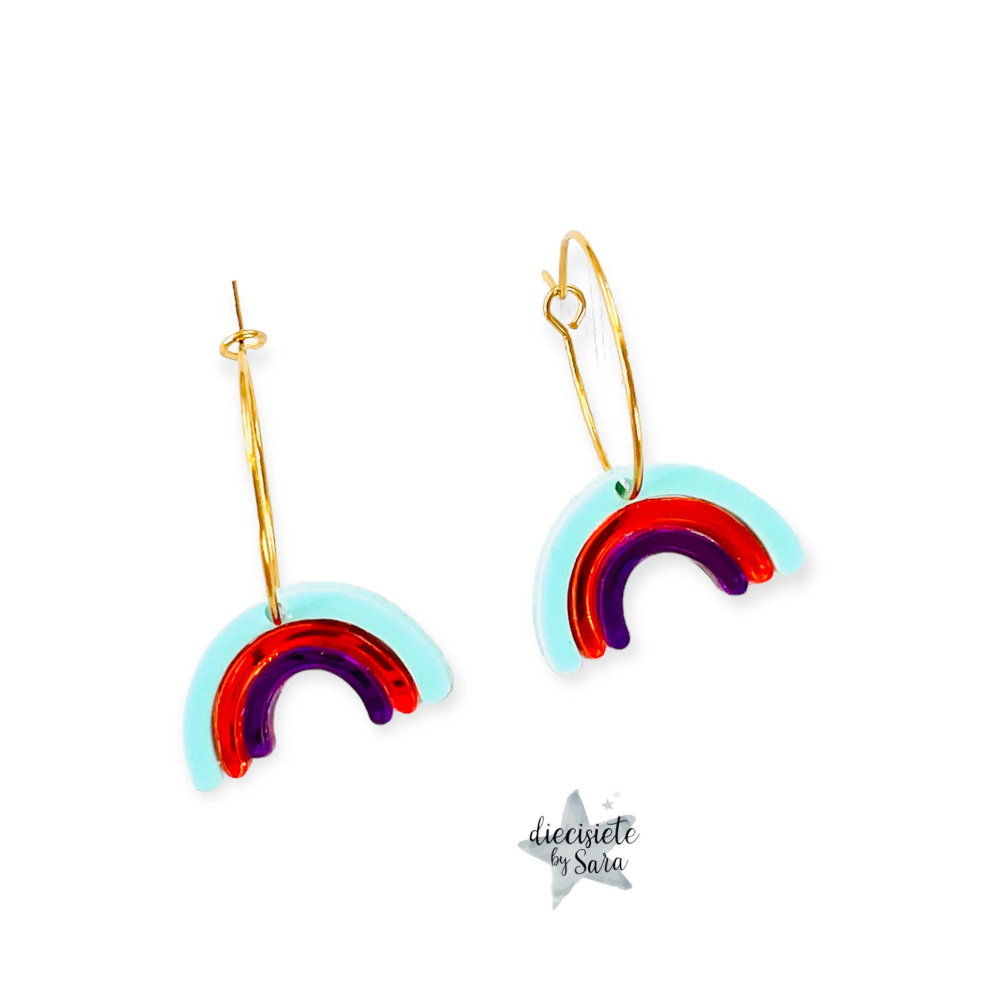 Pendientes Aro Arcoiris