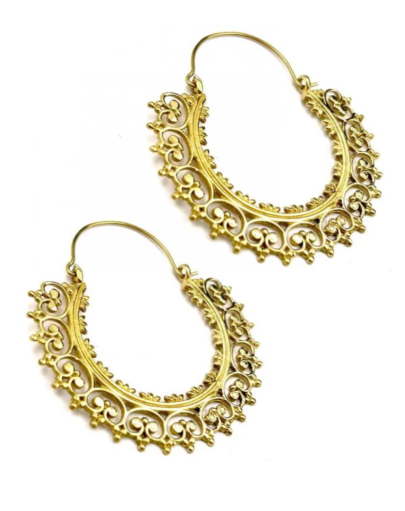 PENDIENTES DE ARO MUJER ORIGINALES CON LABRADOS UNICOS