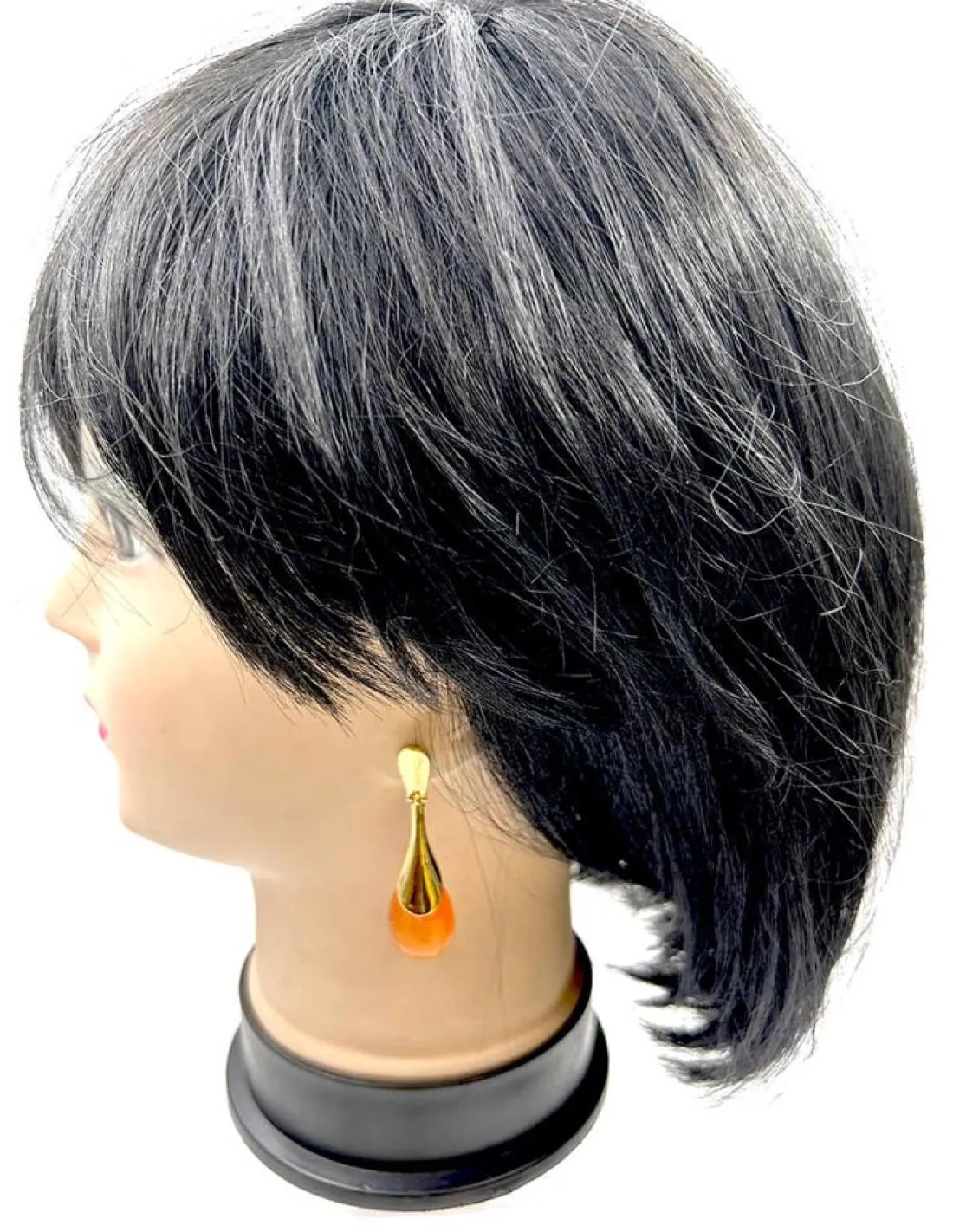 PENDIENTES LARGOS NARANJAS PARA BODAS BAUTIZOS Y EVENTOS
