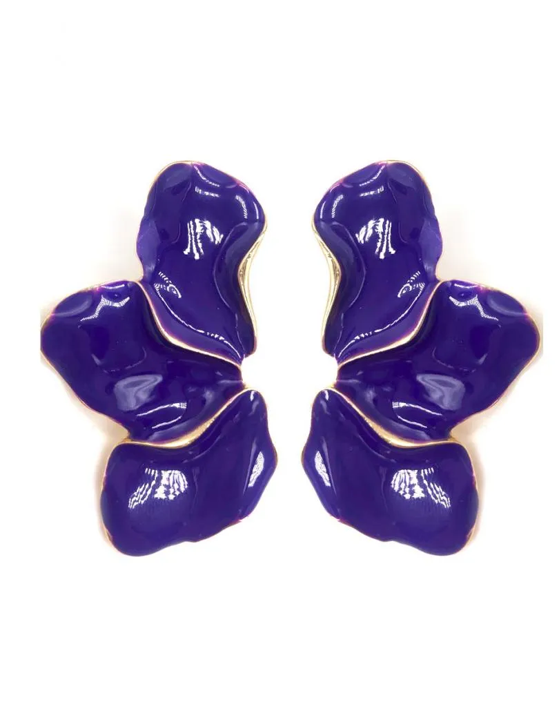 PENDIENTES MORADOS PARA UN LOOK SOFISTICADO Y ELEGANTE