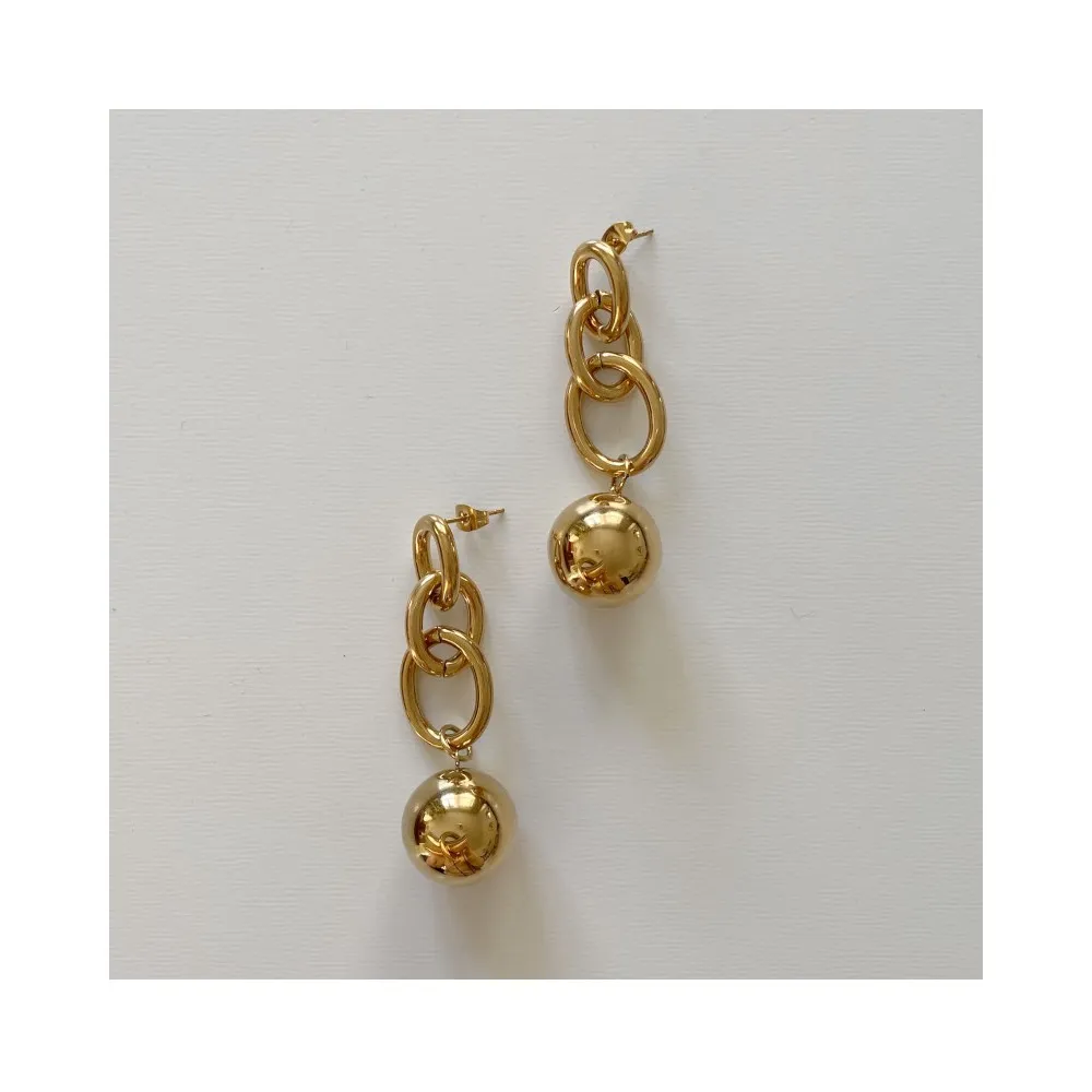 Pendientes Notre Dame Oro (PAR)