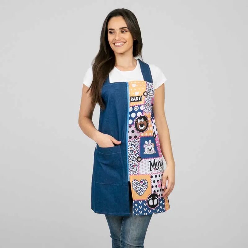PICHI VAQUERO ESTILO PATCHWORK OSITOS  TALLA S Y L