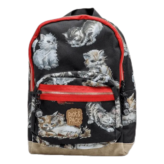Pick & Pack Kittens Backpacks Black