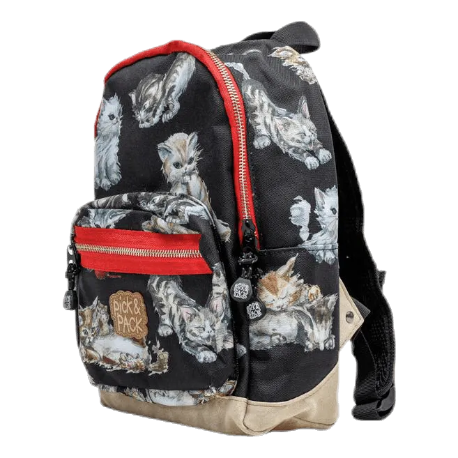 Pick & Pack Kittens Backpacks Black
