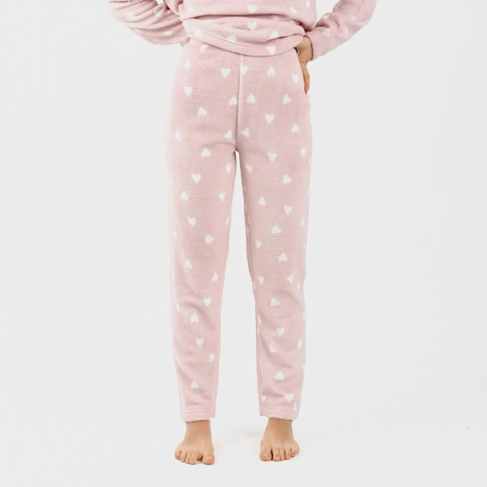 Pijama coral Olga rosa palo