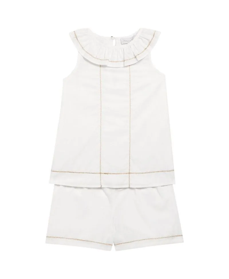 Pijama Niña Tartine et Chocolat Blanco Detalles Dorados