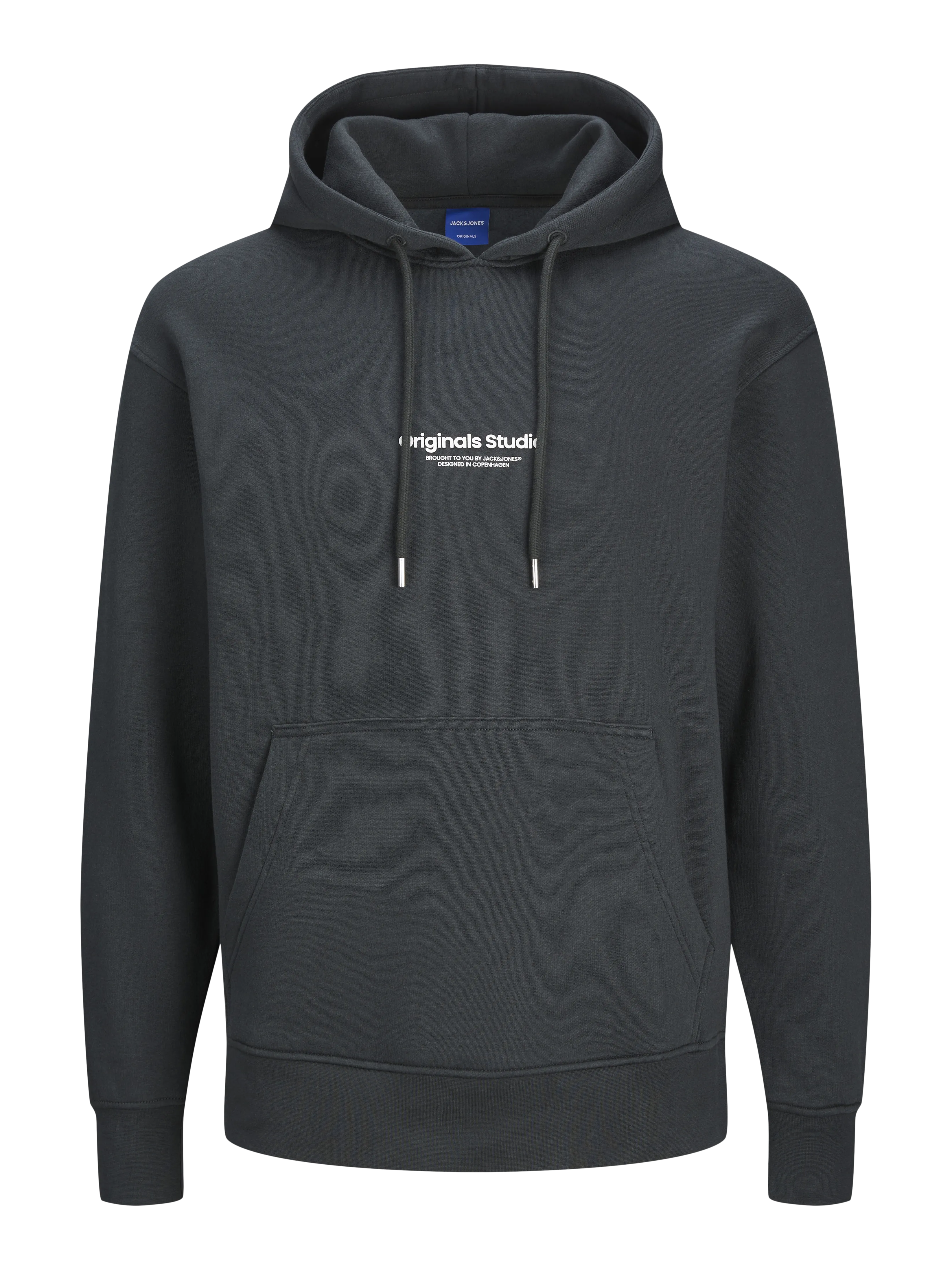 Plus Sudadera con capucha Estampado | Gris oscuro | Jack & Jones®