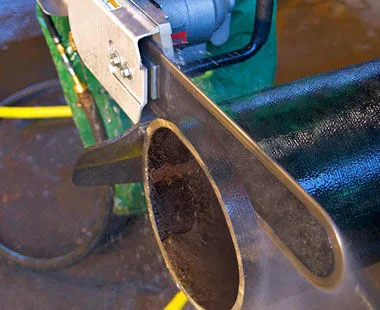 Pneumatic PowerGrit Chain Saws for Ductile Iron
