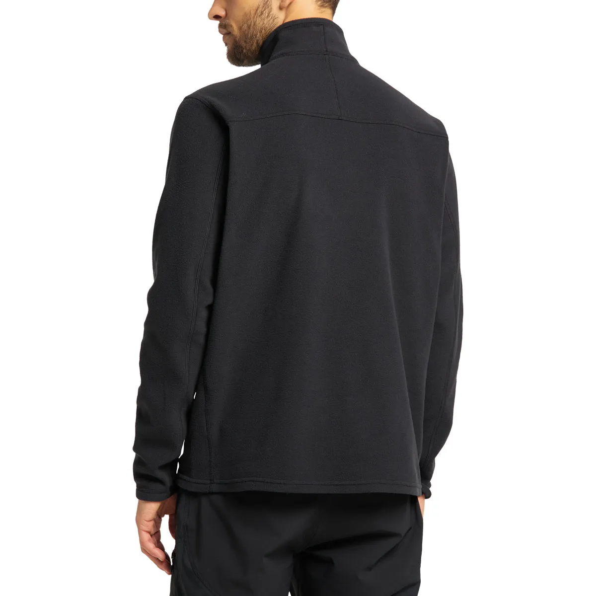 Polar Hombre Buteo 1/2 Zip Men Haglöfs Negro