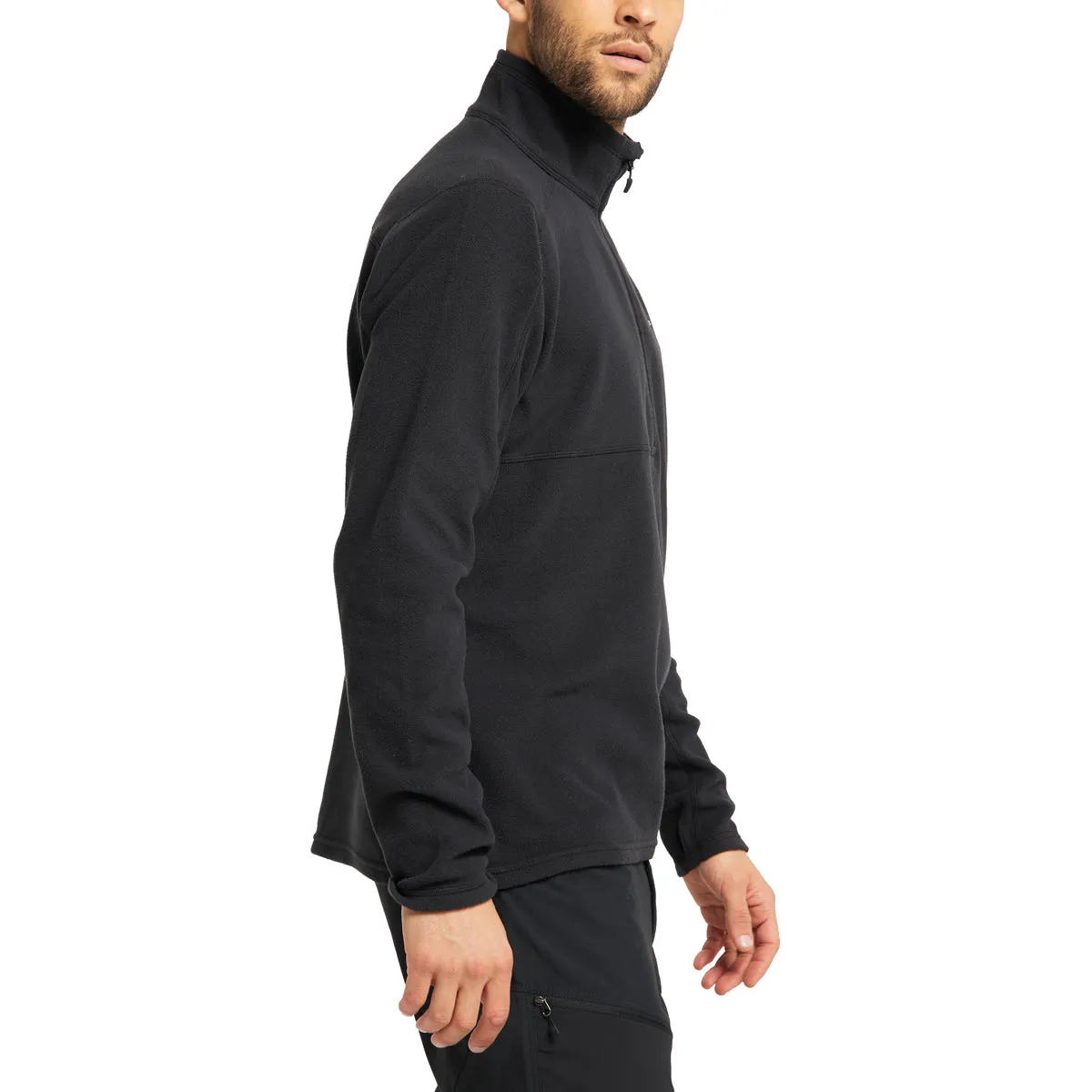 Polar Hombre Buteo 1/2 Zip Men Haglöfs Negro