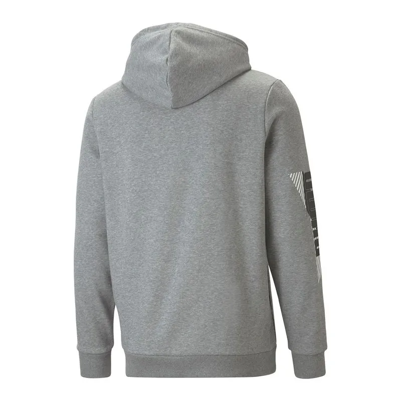 Polera Urbano Hombre Puma Power Logo Hoodie Fl