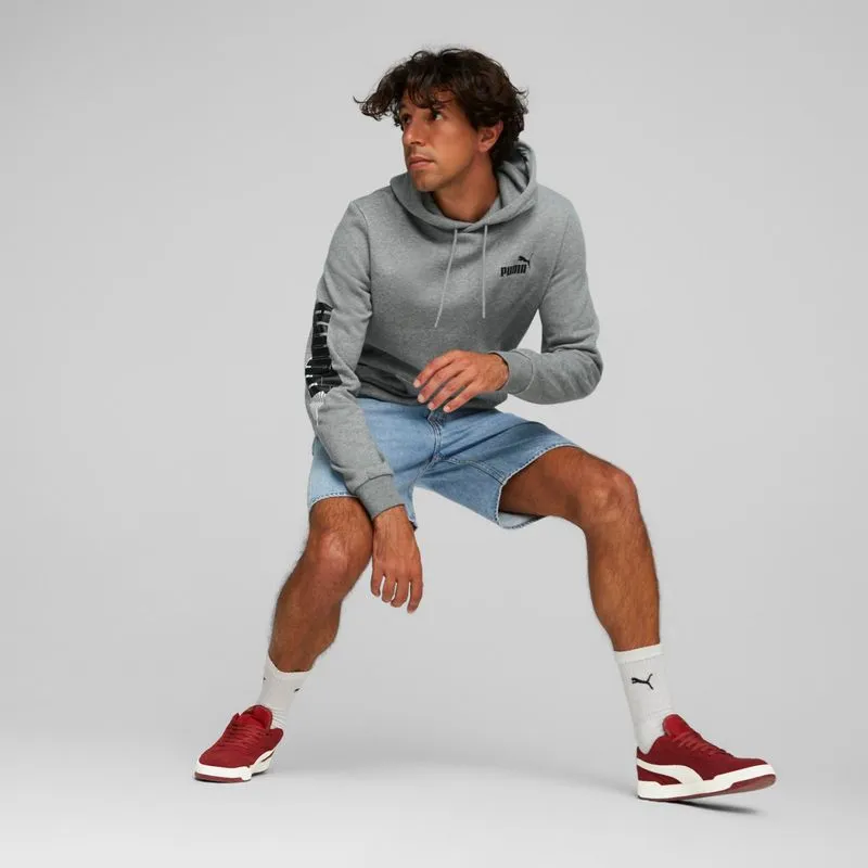 Polera Urbano Hombre Puma Power Logo Hoodie Fl